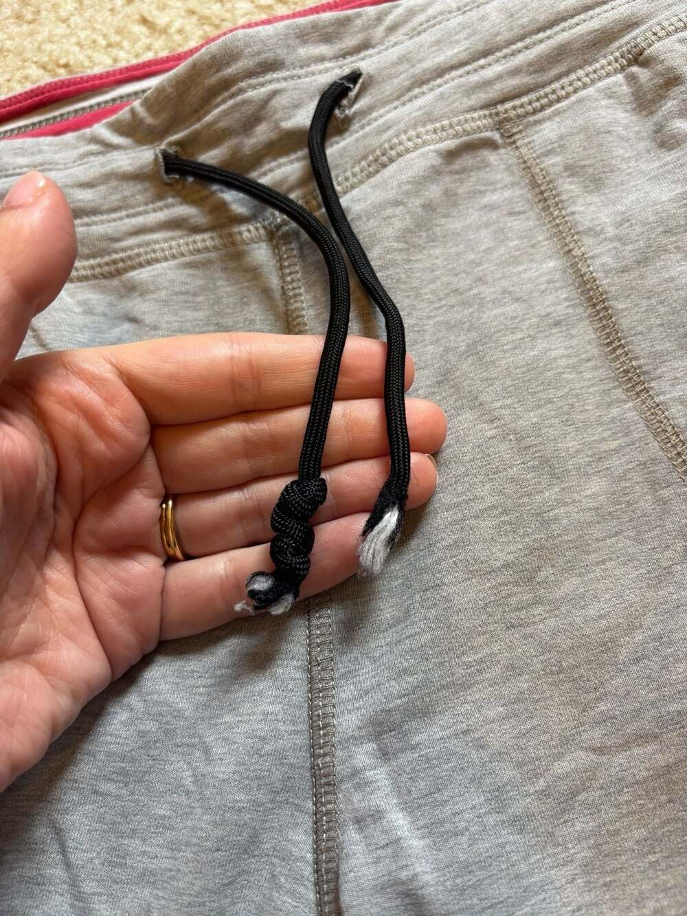 Patagonia Women's Organic Cotton Ahnya French Terry Jogger Pants Heather Grey - Picture 4 of 8